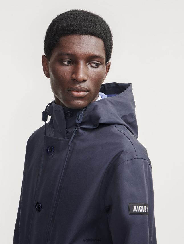 גברים אימפריה Aigle פארקה mtd עם קפוצ'ון באורך בינוני בגדים 8V6ZVZ214