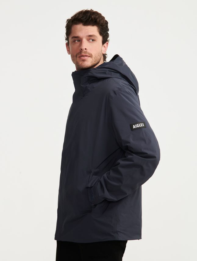 גברים אימפריה Aigle מעיל קפוצ'ון דופונט סורונה באורך בינוני קפוצ'ון mtd בגדים 8V6ZVZ216