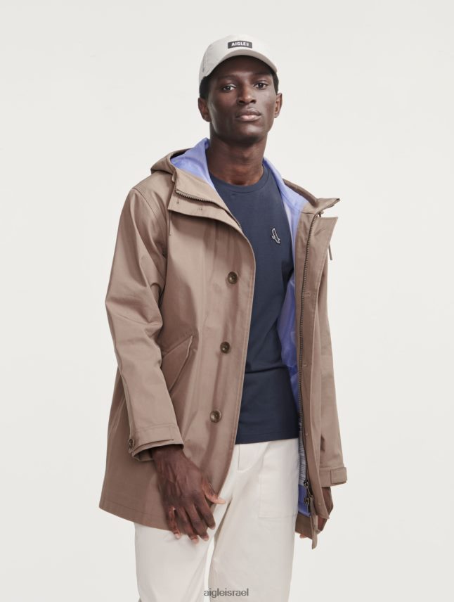 גברים קָפּוּצִ'ינוֹ Aigle פארקה mtd עם קפוצ'ון באורך בינוני בגדים 8V6ZVZ222