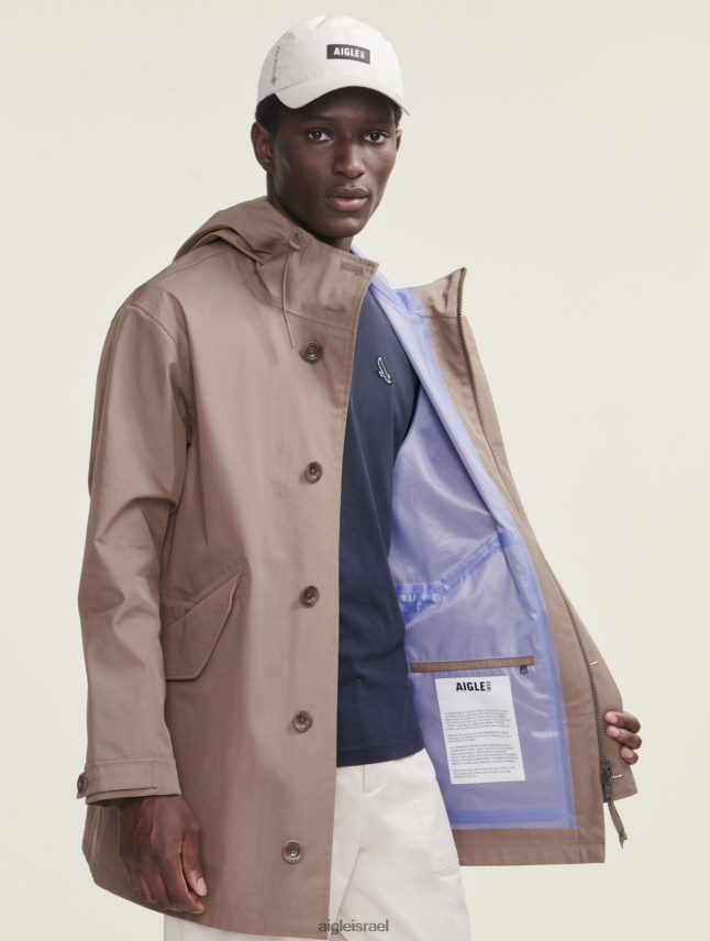 גברים קָפּוּצִ'ינוֹ Aigle פארקה mtd עם קפוצ'ון באורך בינוני בגדים 8V6ZVZ222