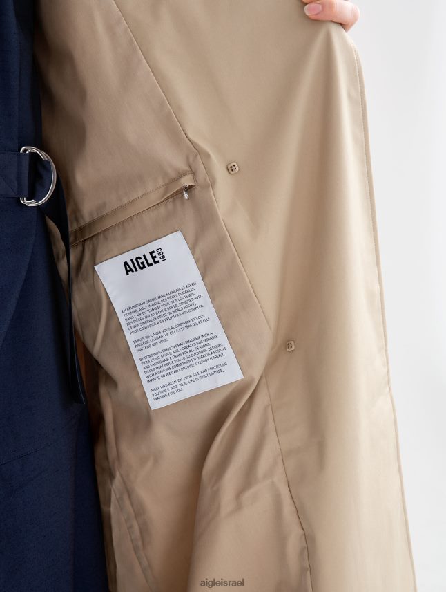 נשים אוסייר Aigle מעיל טרנץ' ארוך mtd בגדים 8V6ZVZ434