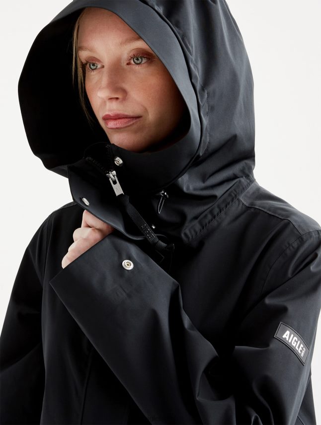 נשים נואר Aigle ארוך mtd פארקה בגדים 8V6ZVZ440