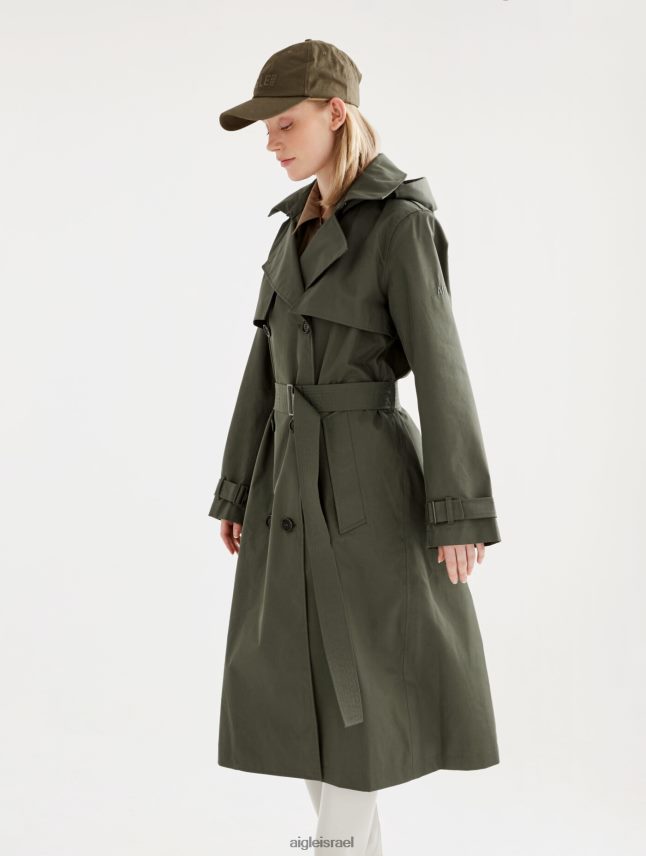 נשים אבוקאט Aigle מעיל טרנץ' ארוך mtd בגדים 8V6ZVZ456