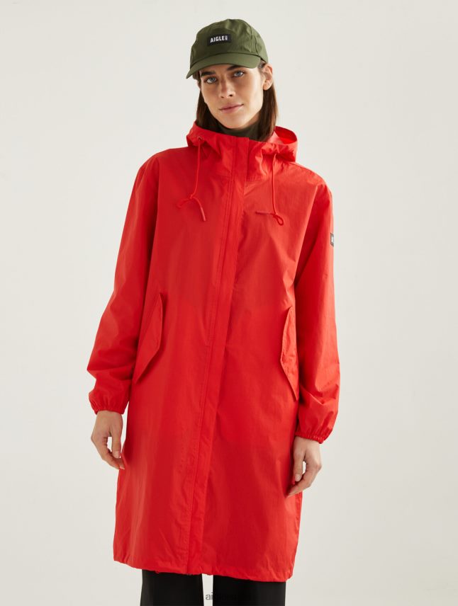 נשים פָּרָג Aigle מכסה מנוע ארוך mtd פארקה בגדים 8V6ZVZ502