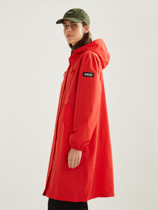 נשים פָּרָג Aigle מכסה מנוע ארוך mtd פארקה בגדים 8V6ZVZ502