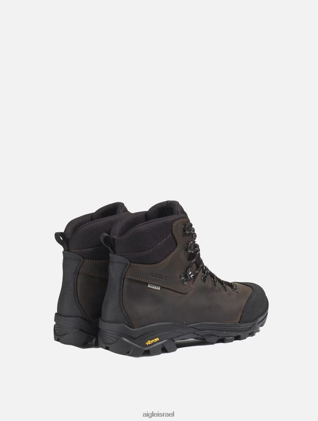 גברים חום כהה Aigle נעליים גבוהות עמידות למים של vibram נעליים 8V6ZVZ273