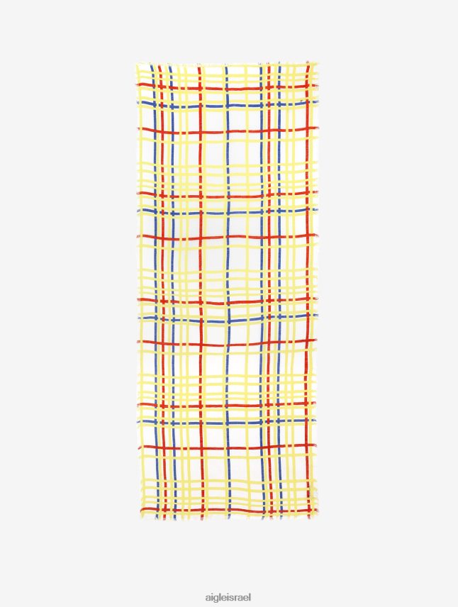 גברים מונדריאן Aigle x Centre Pompidou צעיף פשתן מודפס אביזרים 8V6ZVZ366