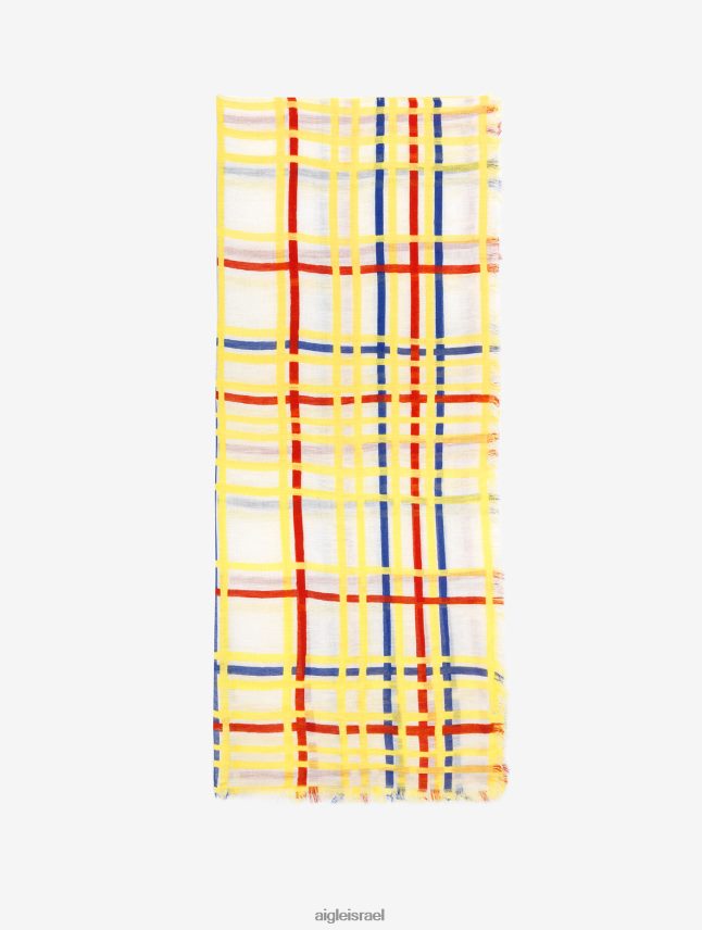 גברים מונדריאן Aigle x Centre Pompidou צעיף פשתן מודפס אביזרים 8V6ZVZ366