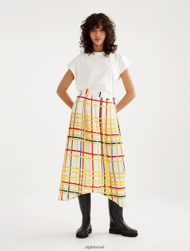 נשים מונדריאן Aigle x Centre Pompidou חצאית מרופדת בגדים 8V6ZVZ583