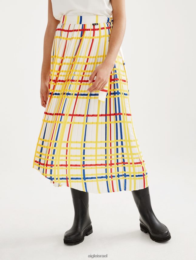 נשים מונדריאן Aigle x Centre Pompidou חצאית מרופדת בגדים 8V6ZVZ583