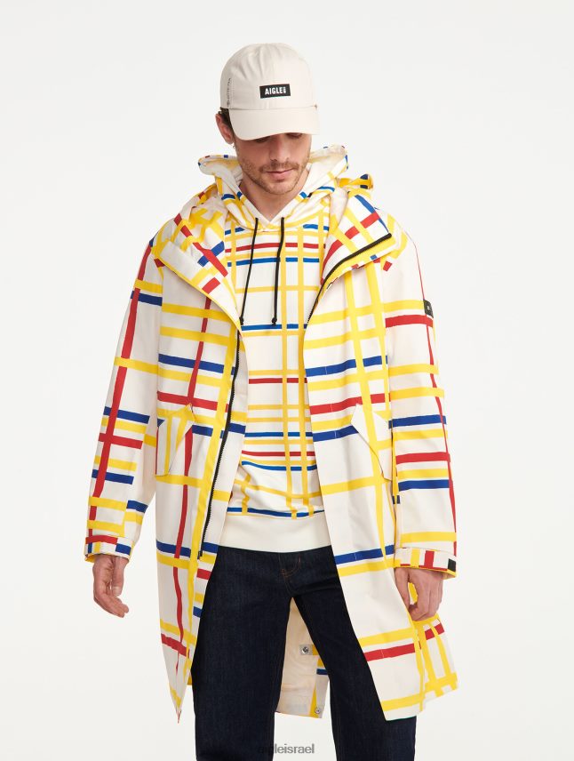 גברים מונדריאן Aigle x Centre Pompidou זנב דג עם ברדס ארוך mtd בגדים 8V6ZVZ181