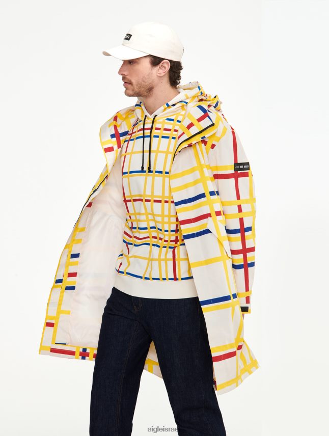 גברים מונדריאן Aigle x Centre Pompidou זנב דג עם ברדס ארוך mtd בגדים 8V6ZVZ181