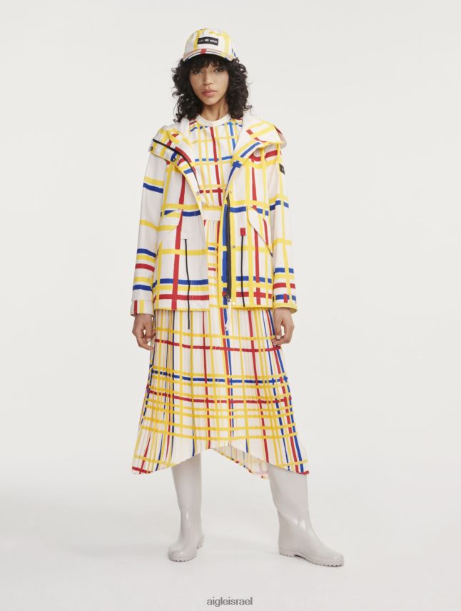 נשים מונדריאן Aigle x Centre Pompidou זנב דג עם ברדס קצר mtd בגדים 8V6ZVZ503