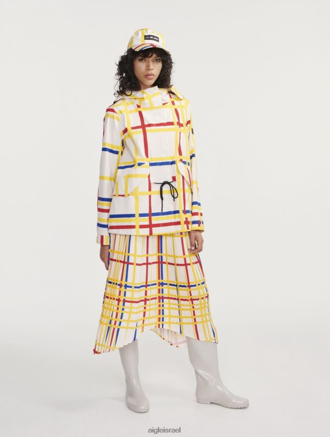 נשים מונדריאן Aigle x Centre Pompidou זנב דג עם ברדס קצר mtd בגדים 8V6ZVZ503