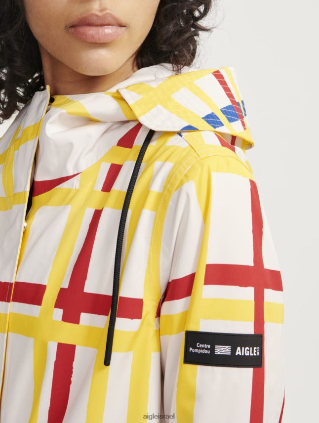 נשים מונדריאן Aigle x Centre Pompidou זנב דג עם ברדס קצר mtd בגדים 8V6ZVZ503