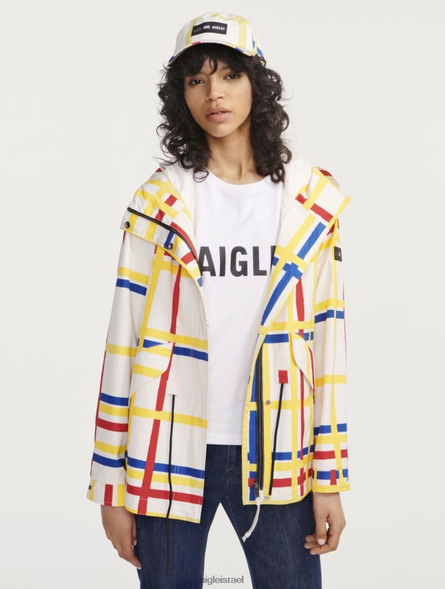 נשים מונדריאן Aigle x Centre Pompidou זנב דג עם ברדס קצר mtd בגדים 8V6ZVZ503