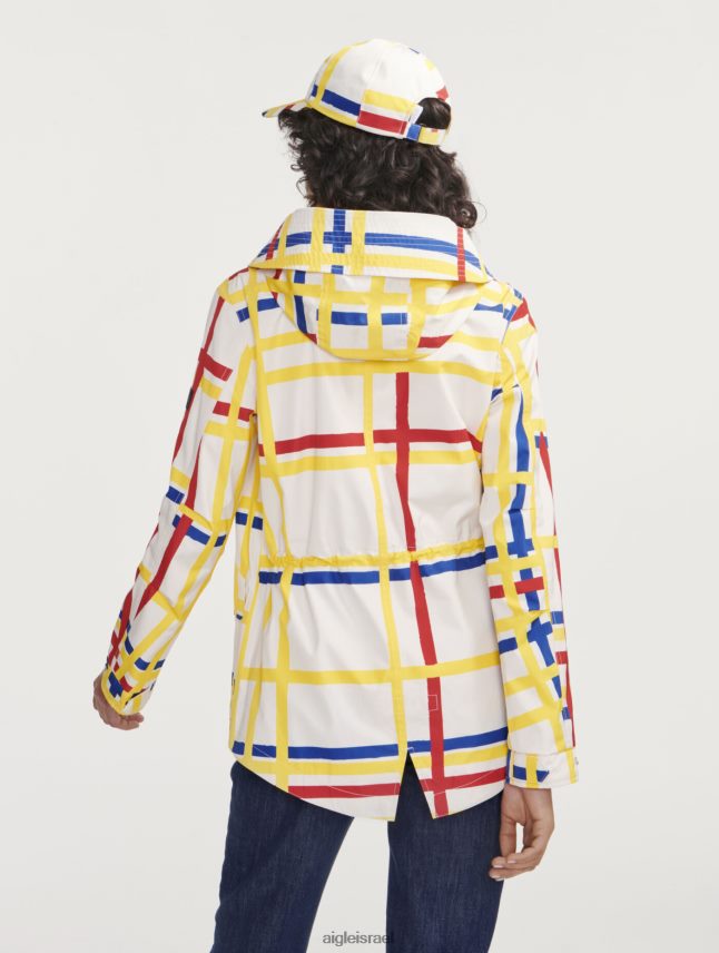 נשים מונדריאן Aigle x Centre Pompidou זנב דג עם ברדס קצר mtd בגדים 8V6ZVZ503