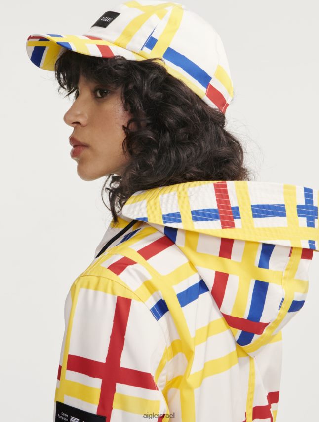 נשים מונדריאן Aigle x Centre Pompidou זנב דג עם ברדס קצר mtd בגדים 8V6ZVZ503