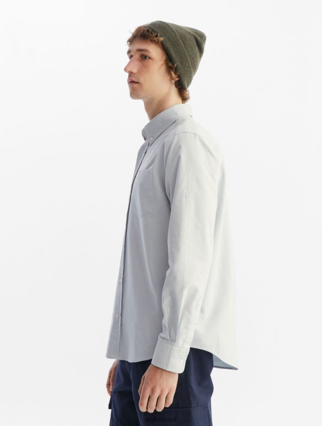 גברים bleu ciel Aigle חולצה עם שרוולים ארוכים של אוקספורד בגדים 8V6ZVZ47