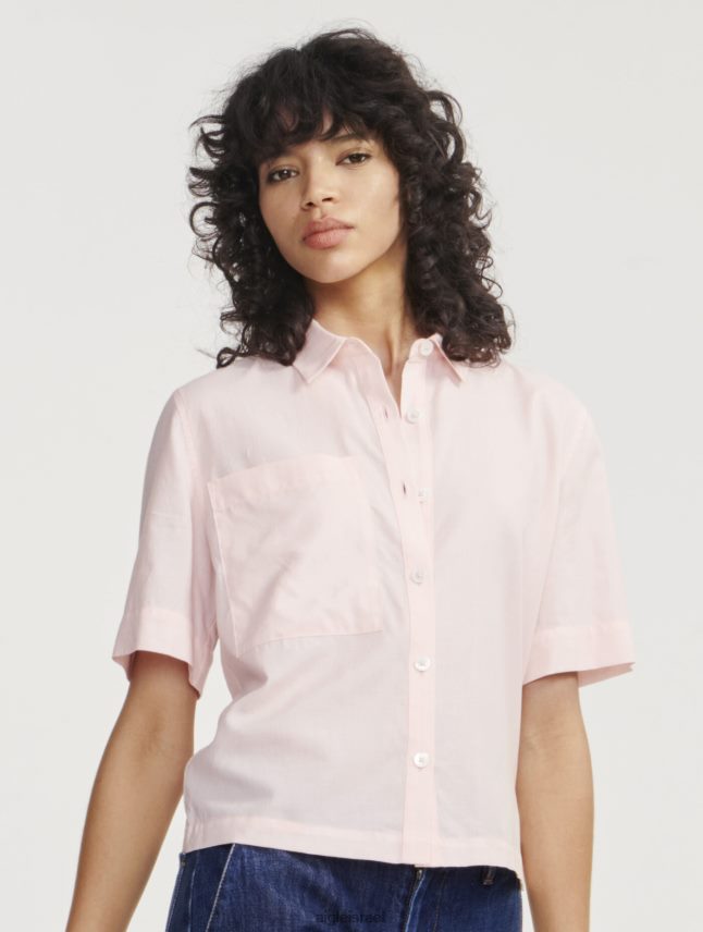 נשים cerisier Aigle חולצה עם שרוולים קצרים בגזרה רפויה בגדים 8V6ZVZ465