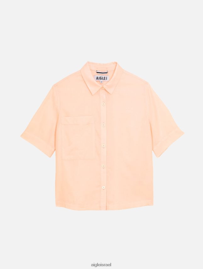 נשים cerisier Aigle חולצה עם שרוולים קצרים בגזרה רפויה בגדים 8V6ZVZ465