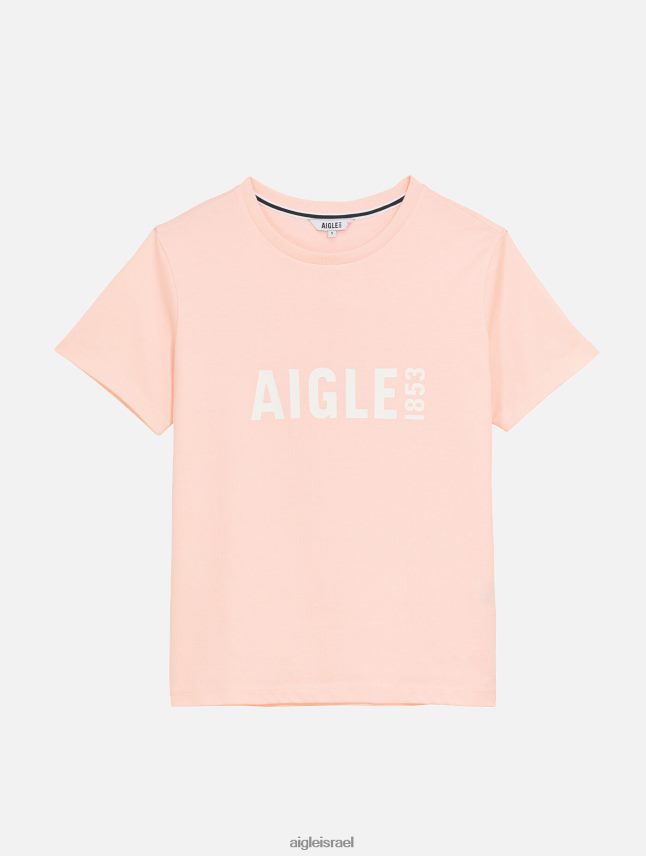 נשים cerisier Aigle חולצת טריקו מודפסת עם שרוולים קצרים לפיראטקס בגדים 8V6ZVZ584