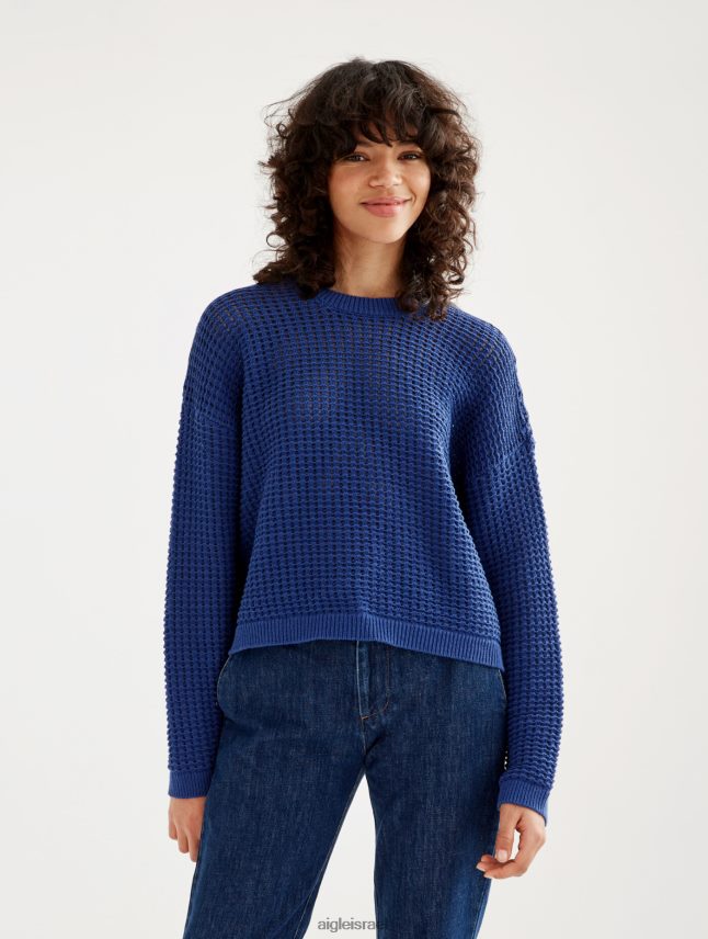 נשים encrebleu Aigle מגשר סריג דקורטיבי עם שרוולים ארוכים בגדים 8V6ZVZ541