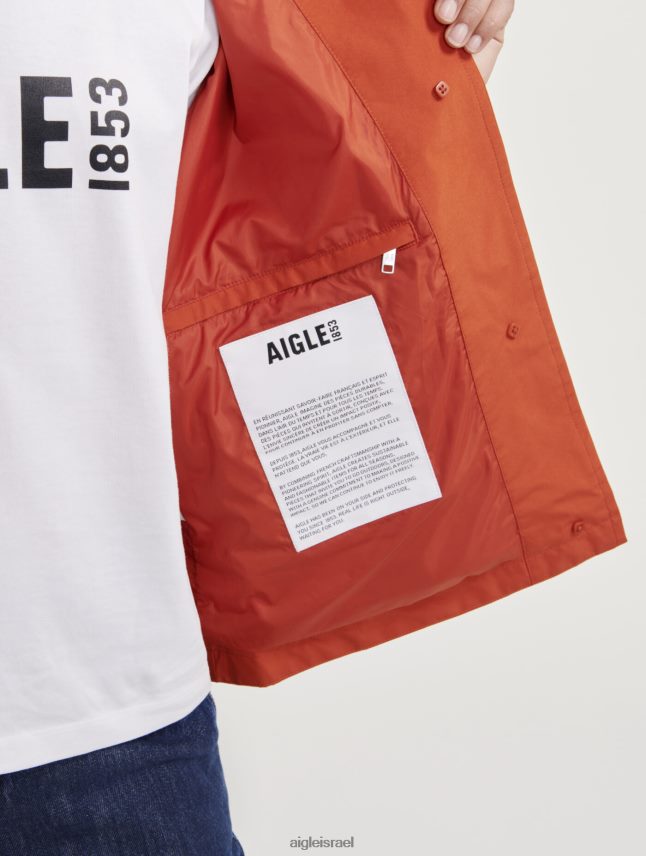 נשים goji i Aigle מעיל גור-טקס ניתוק קפוצ'ון בגדים 8V6ZVZ486