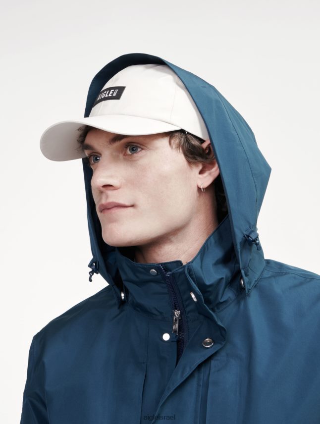 גברים סערה כחולה i Aigle מכסה המנוע קצר גור-טקס מנותק בגדים 8V6ZVZ170