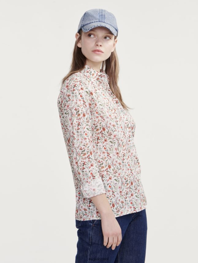 נשים lait pr Aigle החולצה הקלאסית של ליברטי לונדון בגדים 8V6ZVZ528