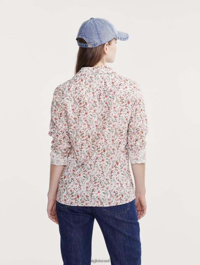 נשים lait pr Aigle החולצה הקלאסית של ליברטי לונדון בגדים 8V6ZVZ528