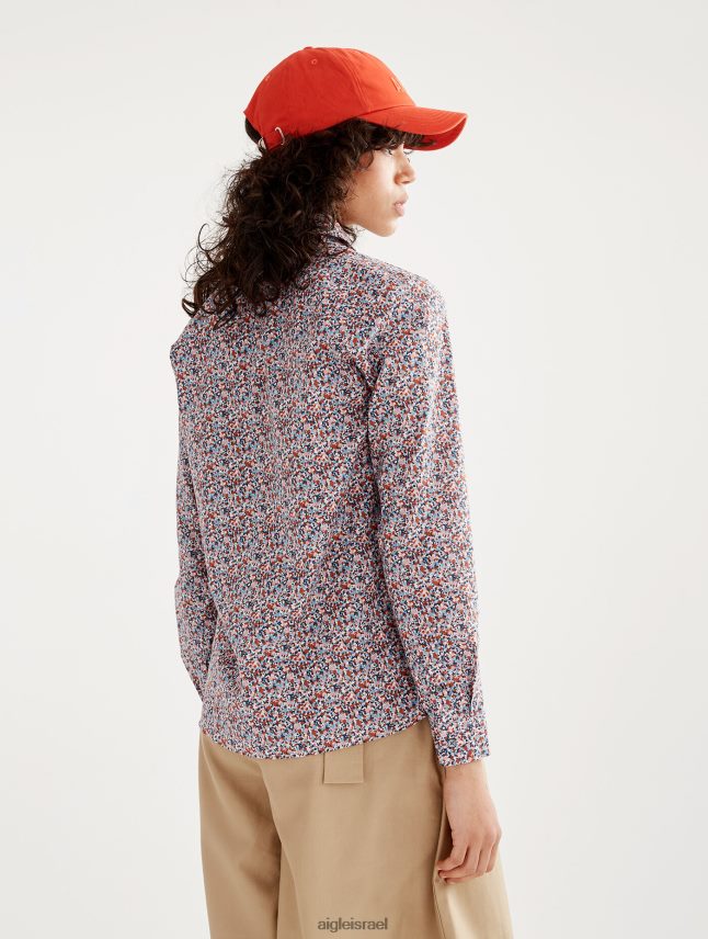 נשים lait pr Aigle החולצה הקלאסית של ליברטי לונדון בגדים 8V6ZVZ568