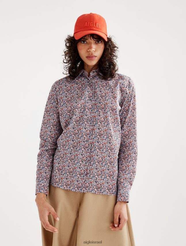 נשים lait pr Aigle החולצה הקלאסית של ליברטי לונדון בגדים 8V6ZVZ568