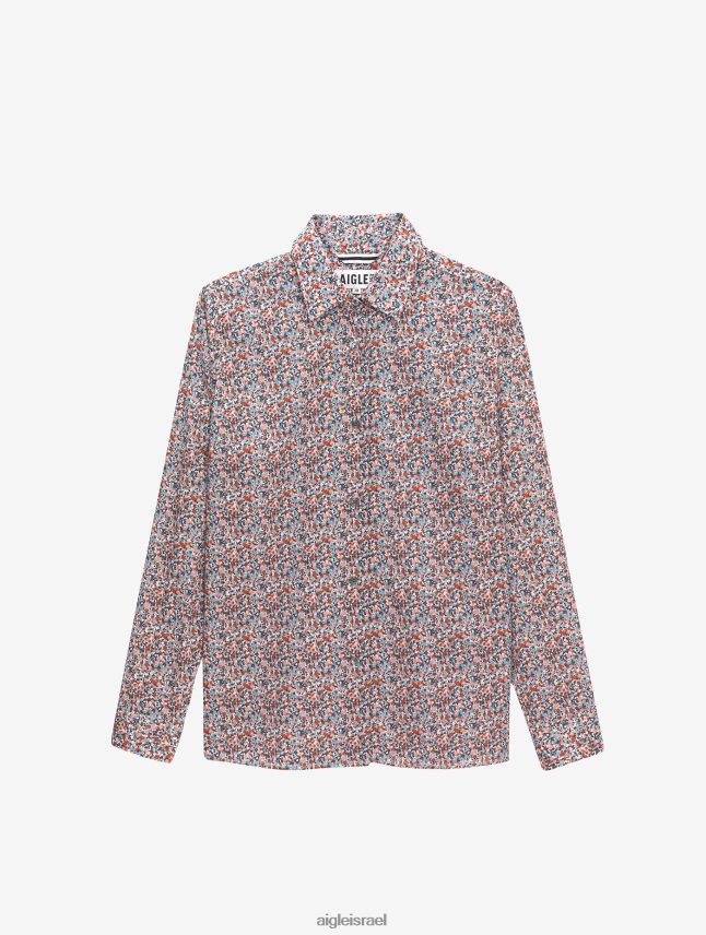 נשים lait pr Aigle החולצה הקלאסית של ליברטי לונדון בגדים 8V6ZVZ568