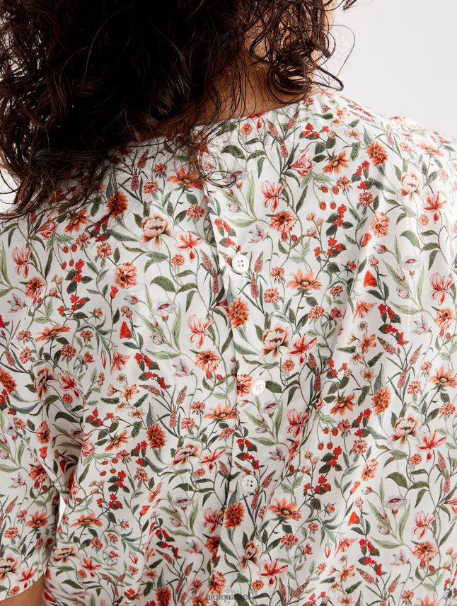 נשים lait pr Aigle חולצה עם שרוולים קצרים של ליברטי לונדון בגדים 8V6ZVZ572