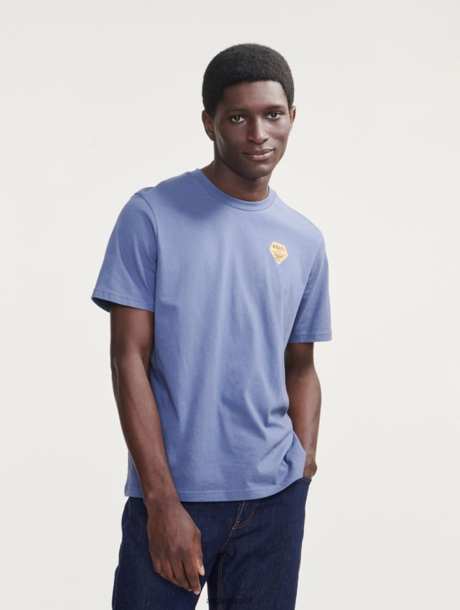 גברים marais Aigle חולצת טריקו עם צווארון צווארון מודפס בגדים 8V6ZVZ51