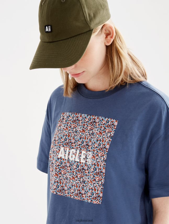 נשים marais Aigle חולצת טריקו עם שרוולים קצרים עם הדפס בגדים 8V6ZVZ543