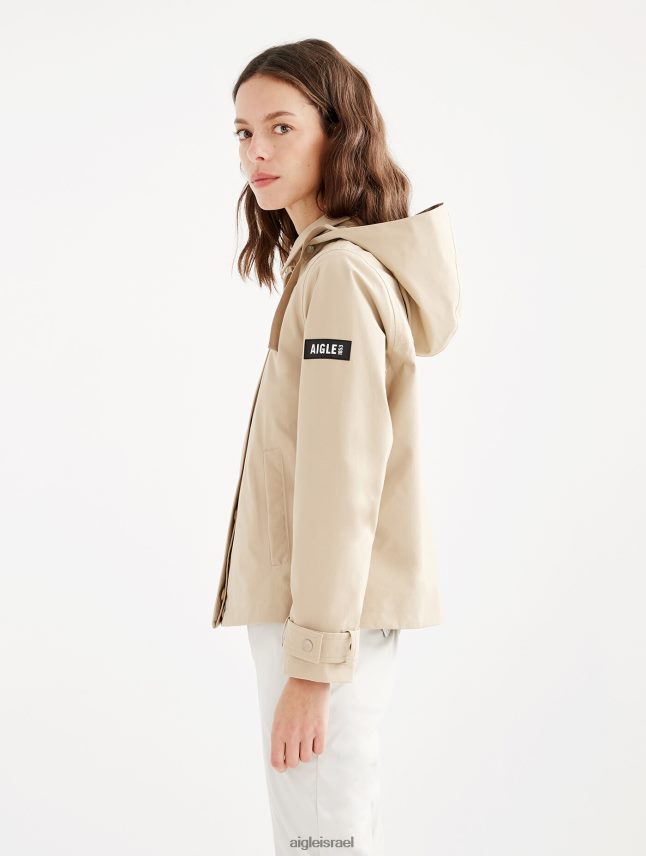 נשים osier i Aigle מעיל גור-טקס ניתוק קפוצ'ון בגדים 8V6ZVZ488