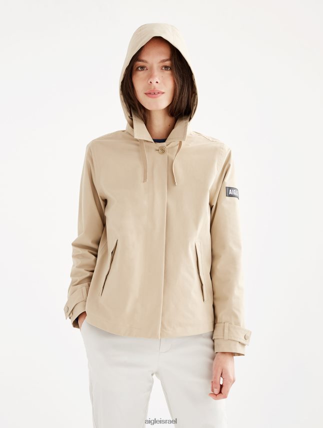 נשים osier i Aigle מעיל גור-טקס ניתוק קפוצ'ון בגדים 8V6ZVZ488