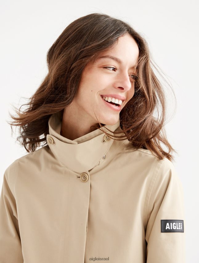 נשים osier i Aigle מעיל גור-טקס ניתוק קפוצ'ון בגדים 8V6ZVZ488