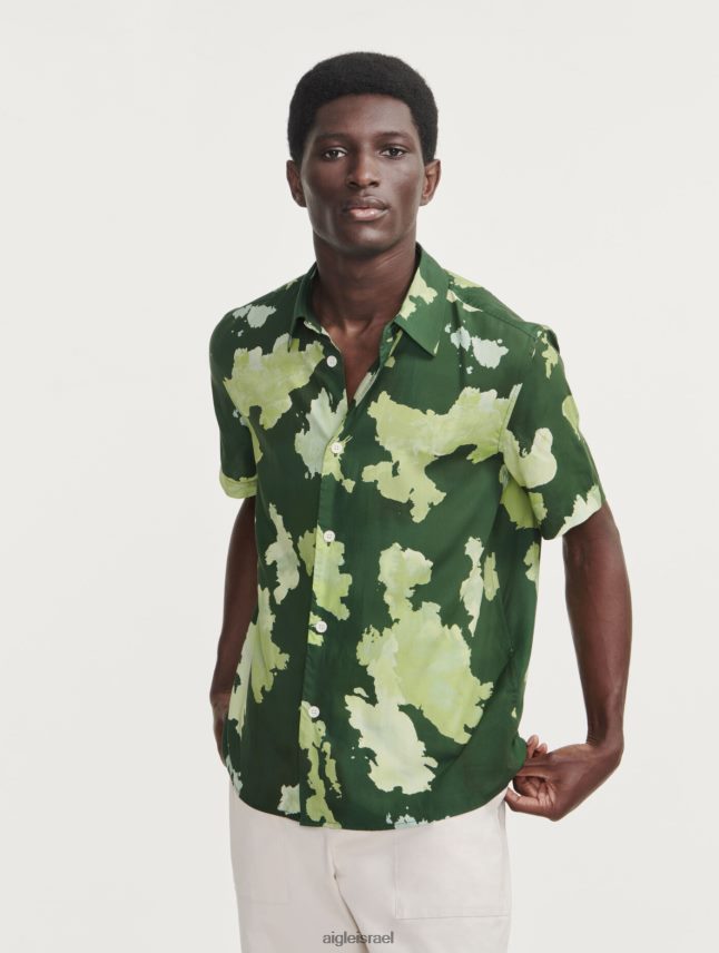 גברים בוטני pr Aigle חולצה עם שרוולים קצרים בהדפסה של ליוסל בגדים 8V6ZVZ120