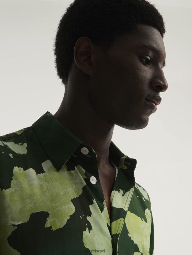 גברים בוטני pr Aigle חולצה עם שרוולים קצרים בהדפסה של ליוסל בגדים 8V6ZVZ120