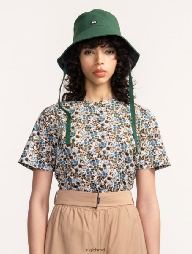 נשים סופה כחול pr Aigle חולצה עם שרוולים קצרים של ליברטי לונדון בגדים 8V6ZVZ553