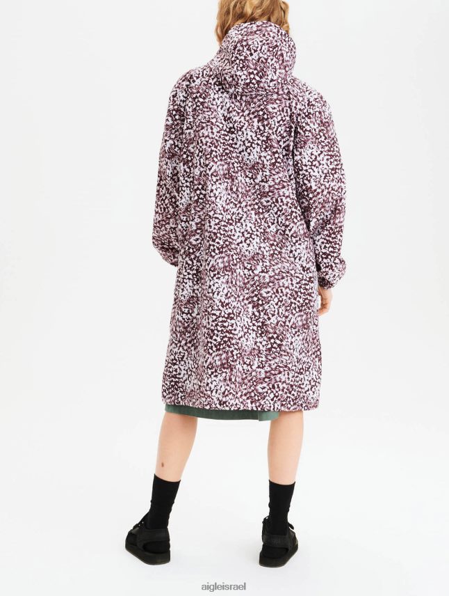 נשים פאדג' pr Aigle פארקה ארוכה מודפסת שניתן לארוז בגדים 8V6ZVZ633