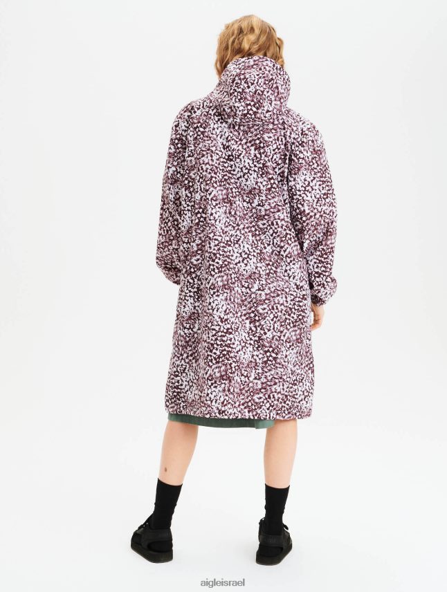 נשים פאדג' pr Aigle פארקה ארוכה מודפסת שניתן לארוז בגדים 8V6ZVZ633