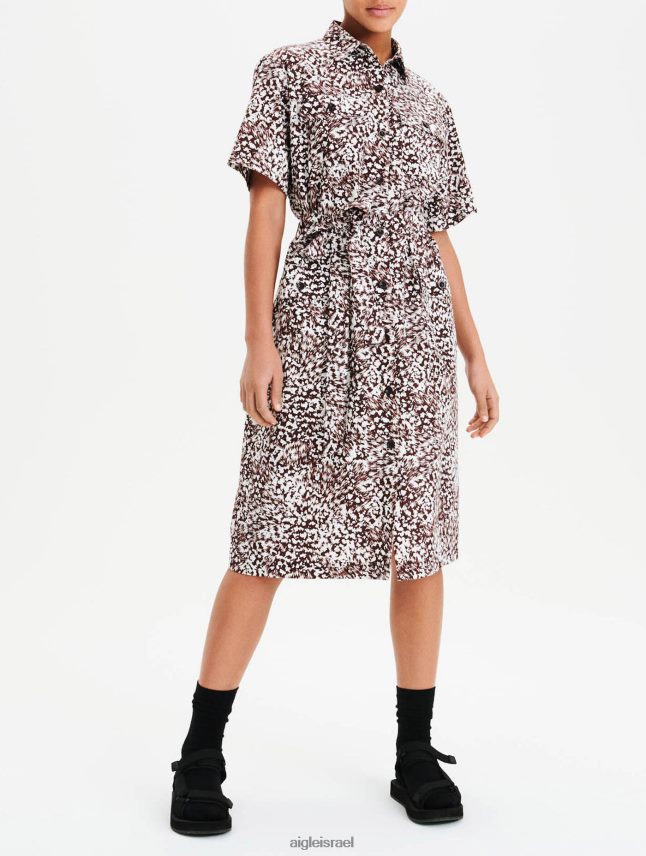 נשים פאדג' pr Aigle שמלת חולצת טנסל וכותנה גרסה מודפסת בגדים 8V6ZVZ641