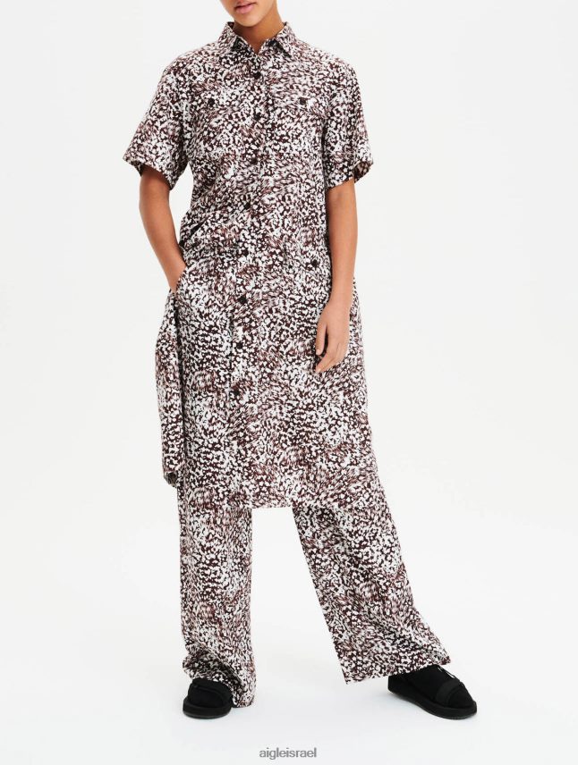 נשים פאדג' pr Aigle שמלת חולצת טנסל וכותנה גרסה מודפסת בגדים 8V6ZVZ641