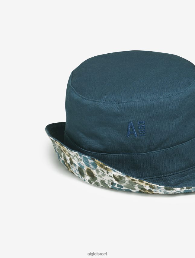 נשים סופה כחול pr Aigle כובע דלי הפיך עם חיתוך אביזרים 8V6ZVZ664