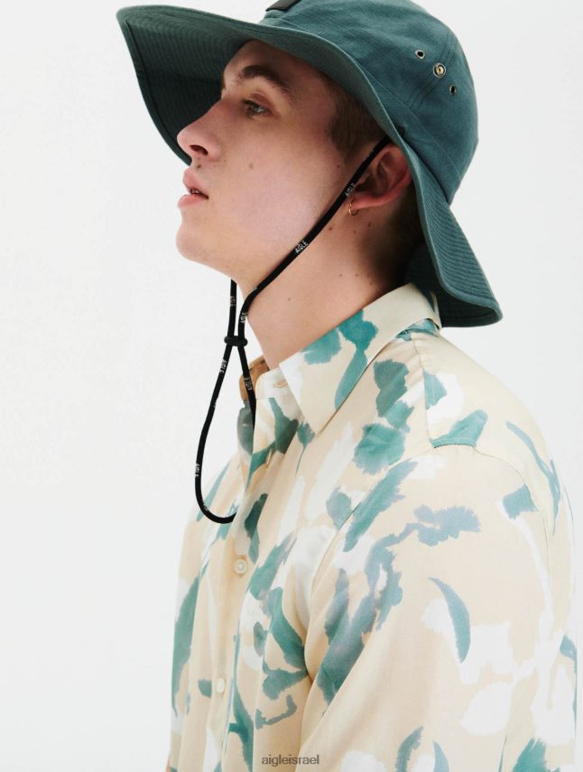 גברים ביסק pr Aigle חולצה עם שרוולים קצרים בגזרה ישרה בגדים 8V6ZVZ67