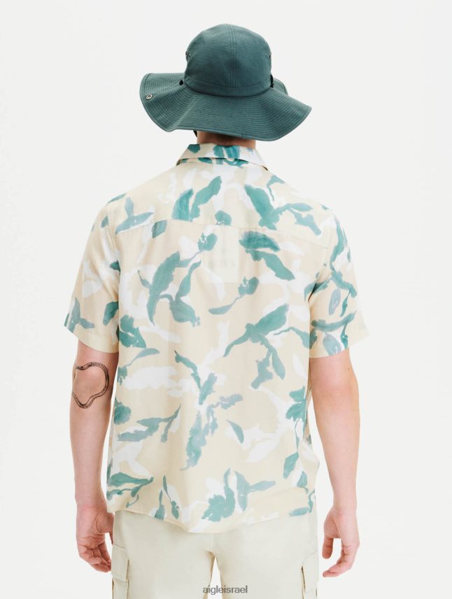 גברים ביסק pr Aigle חולצה עם שרוולים קצרים בגזרה ישרה בגדים 8V6ZVZ67